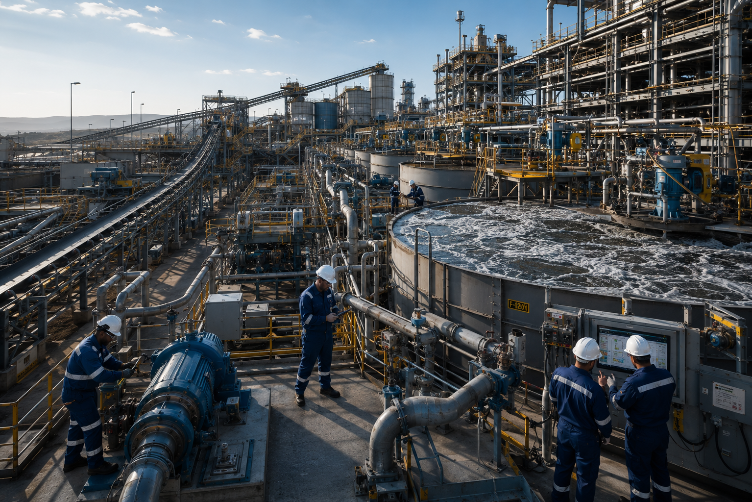 Mineral processing plant